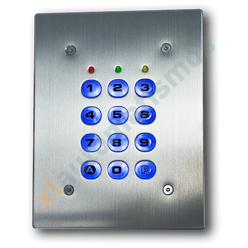 TECLADO NUMÉRICO INOX EMPOTRAR